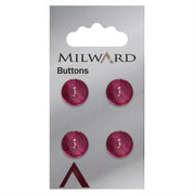 Milward Hardroze Parelmoer Knoop 12mm (4 stuks)