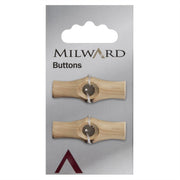 Milward Knebel Hout 36mm (2 stuks)