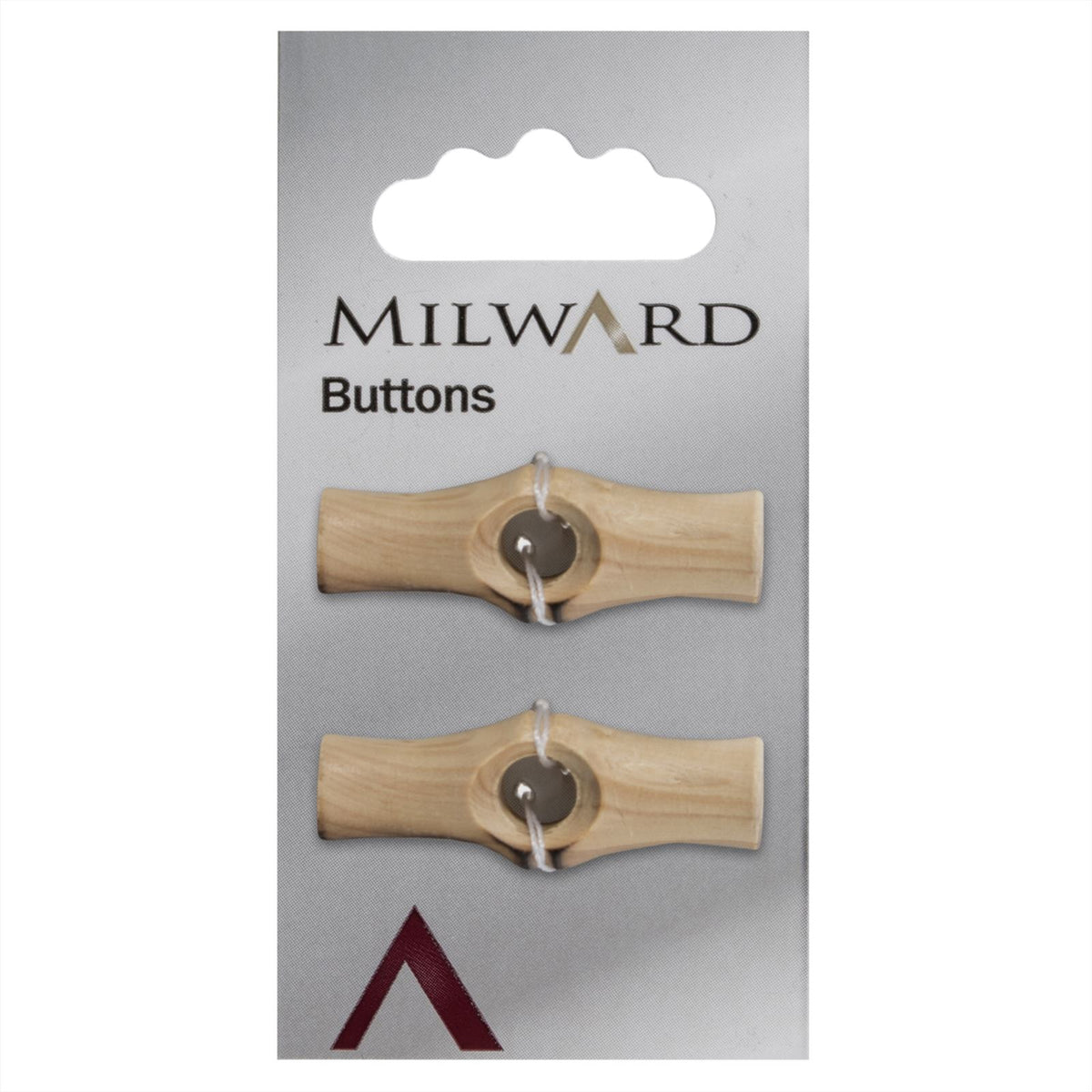 Milward Knebel Hout 36mm (2 stuks)