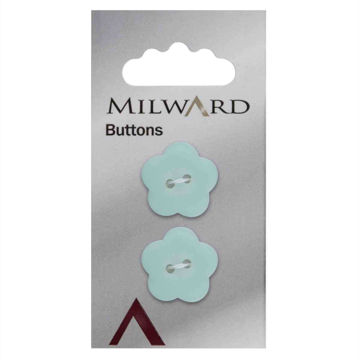 Milward Knoop Bloem Lichtgroen 20mm (2 stuks)