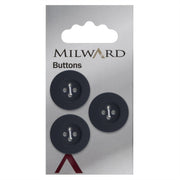 Milward Knoop Donkerblauw Mat 20mm (3 stuks)