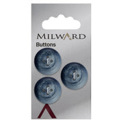 Milward Knoop Gemarmerd Blauw/Wit 20mm (3 stuks)