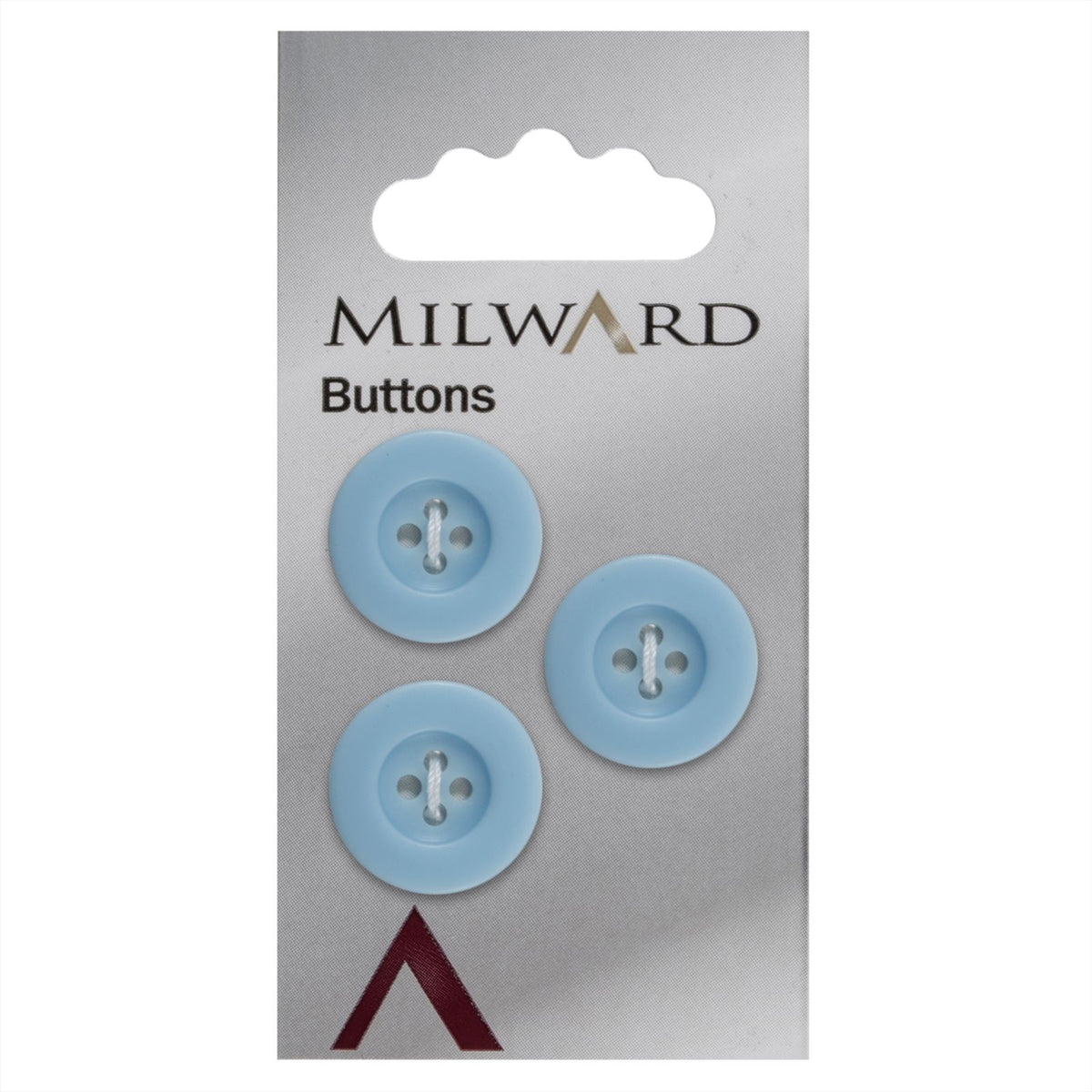 Milward Knoop Mat met Opstaande Rand Paars 17mm (3 stuks)