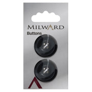 Milward Knoop Mat Zwart/Grijs 25mm (2 stuks)