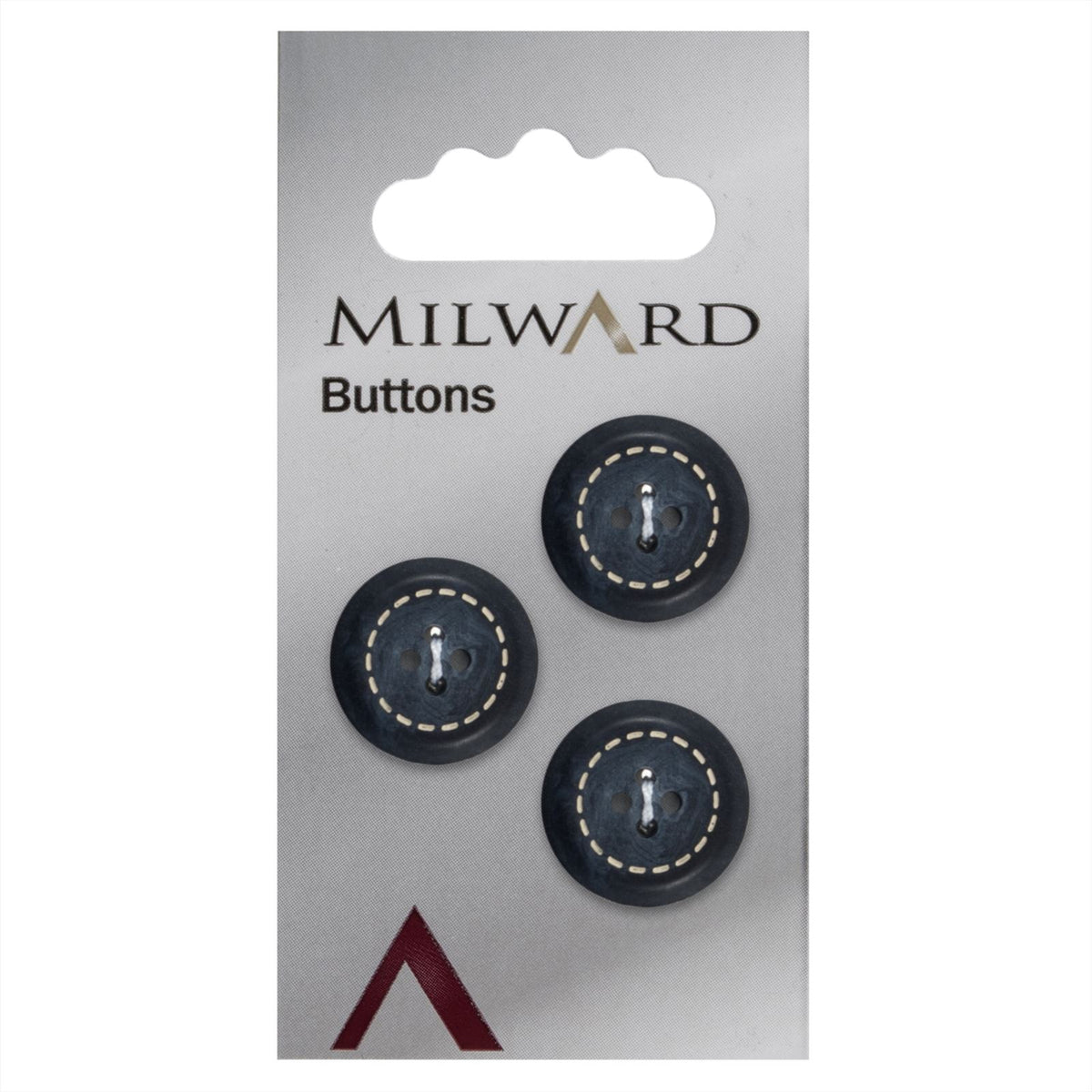 Milward Knoop met Werkje Blauw 17mm (3 stuks)