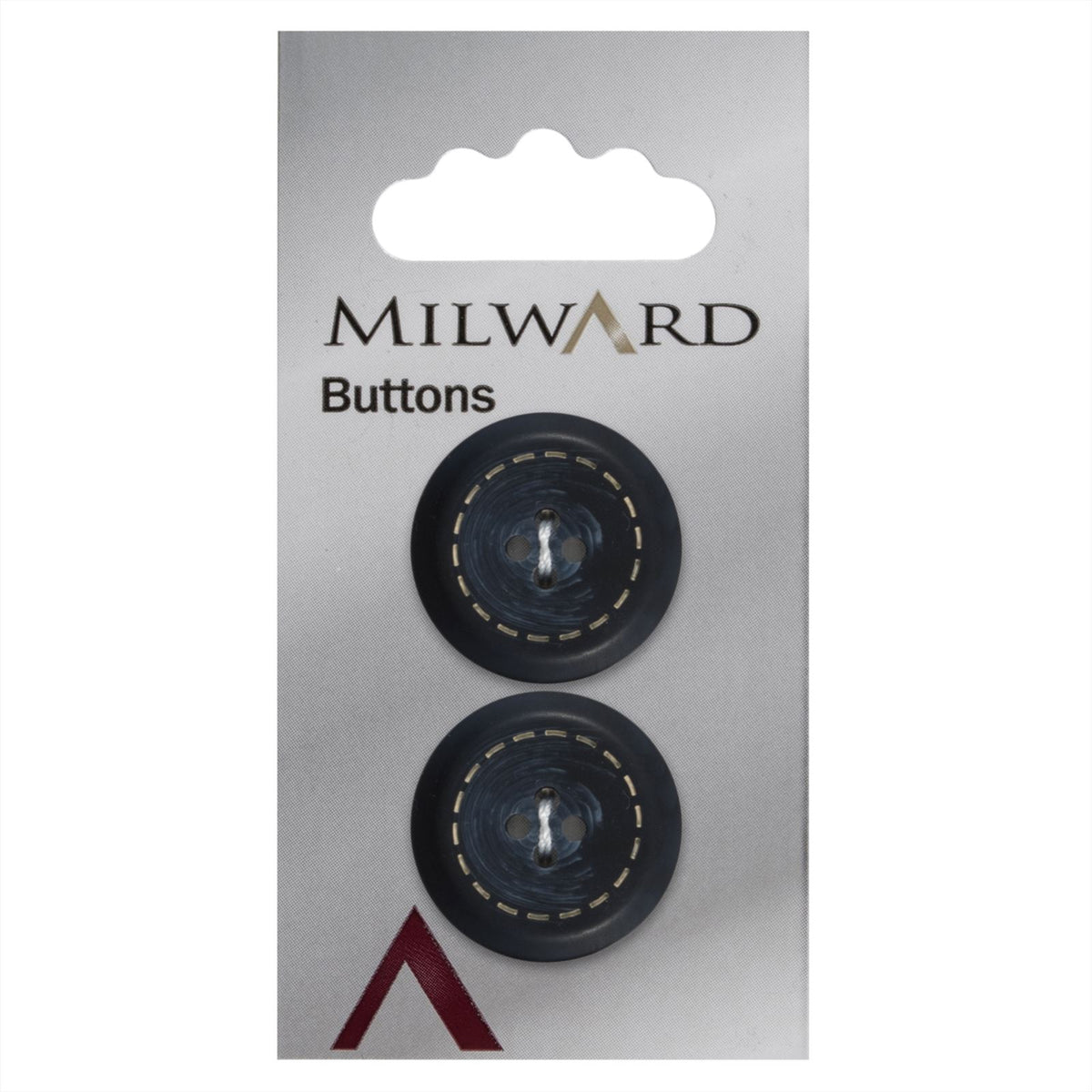 Milward Knoop met Werkje Blauw 22mm (2 stuks)