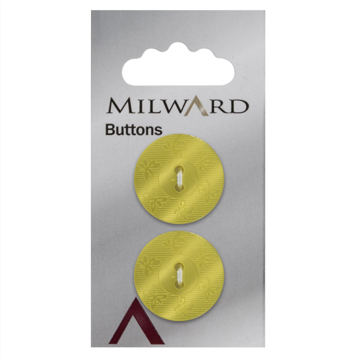 Milward Knoop met Werkje Geel/Groen 22mm (2 stuks)