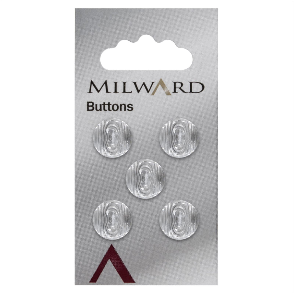 Milward Knoop met Werkje Transparant 13mm (5 stuks)