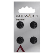 Milward Knoop met Werkje Zwart 12mm (4 stuks)