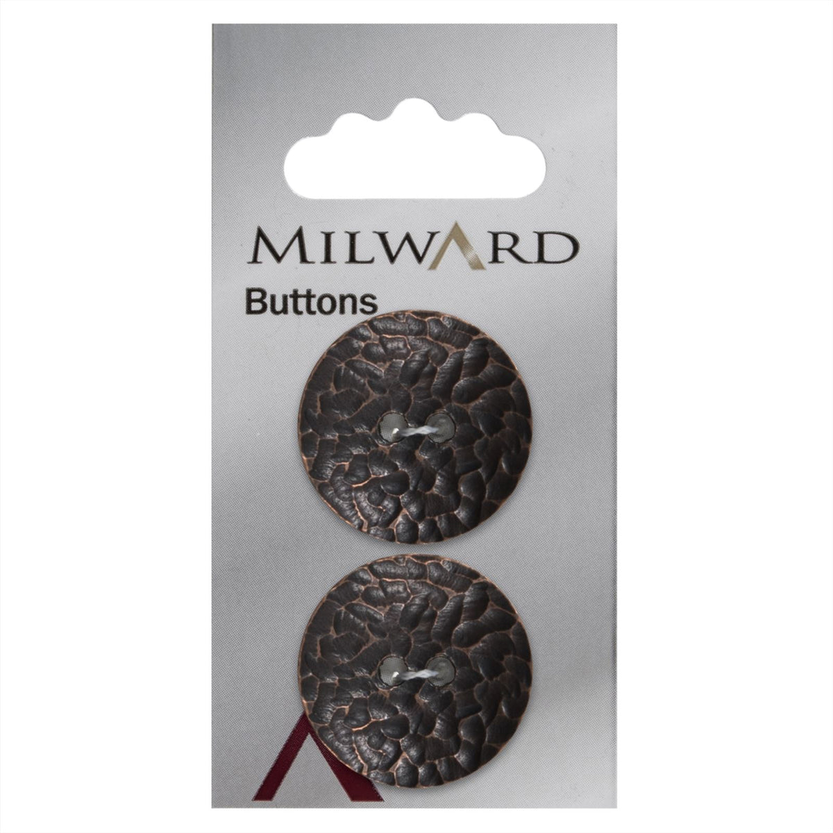 Milward Knoop Metaal Brons 25mm (2 stuks)