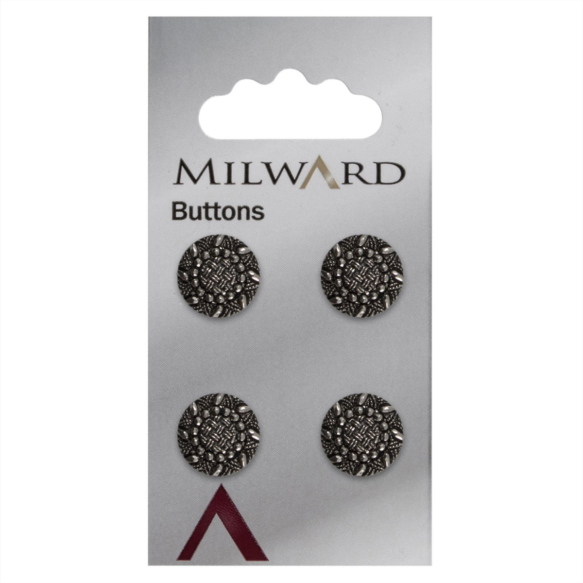 Milward Knoop Metaal Zon 12mm (4 stuks)