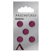 Milward Knoop Paars Glans Met Swirl 11mm (5 stuks)