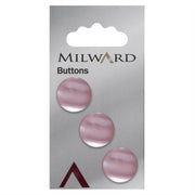 Milward Knoop Parel Roze 16mm (3 stuks)