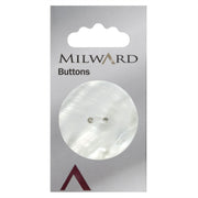 Milward Knoop Parelmoer met Reliëf 38mm (1 stuk)