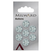 Milward Knoop Ster Lichtgroen 12mm (7 stuks)