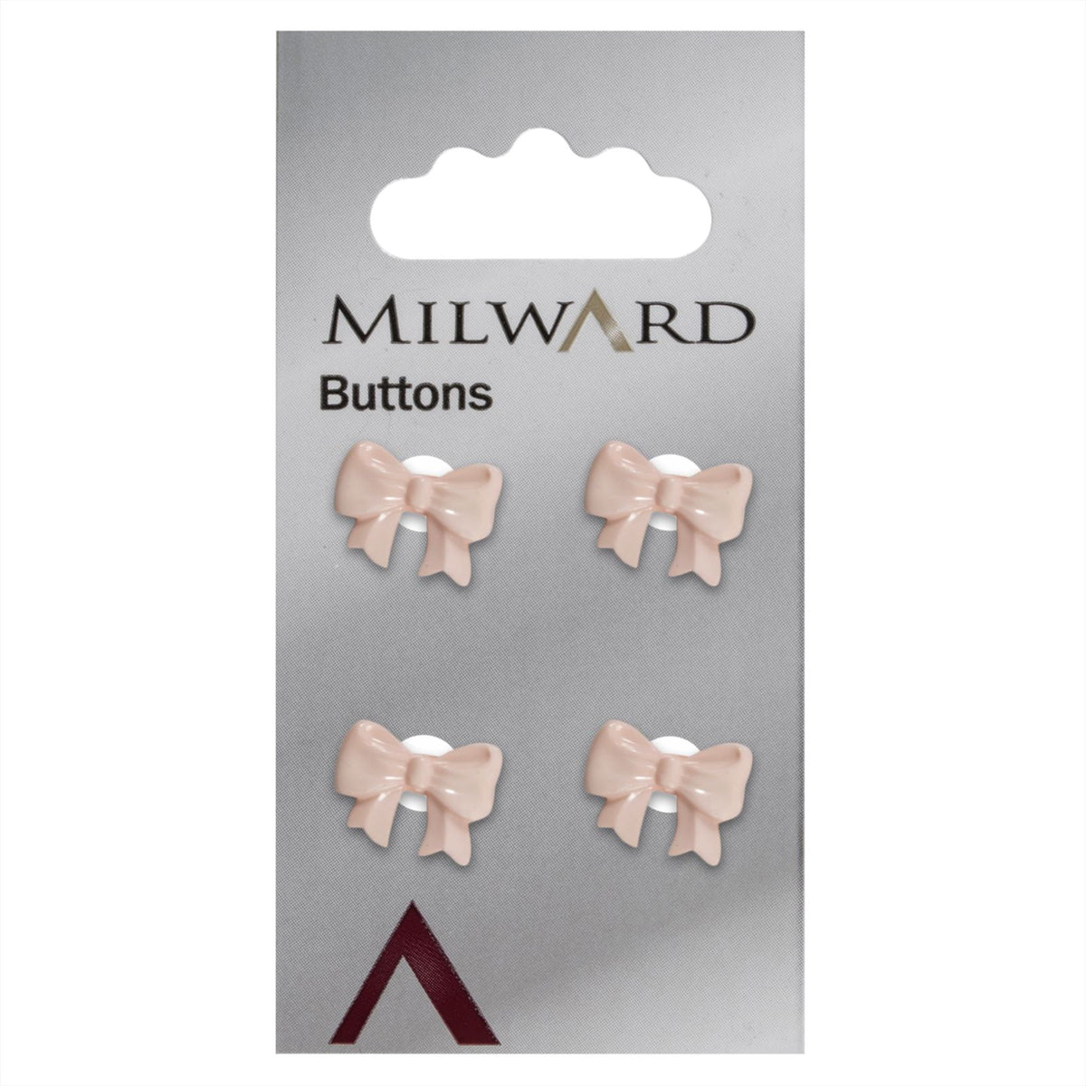 Milward Knoop Strik Roze 15mm (4 stuks)