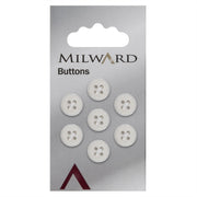 Milward Knoop Wit 11mm (7 stuks)