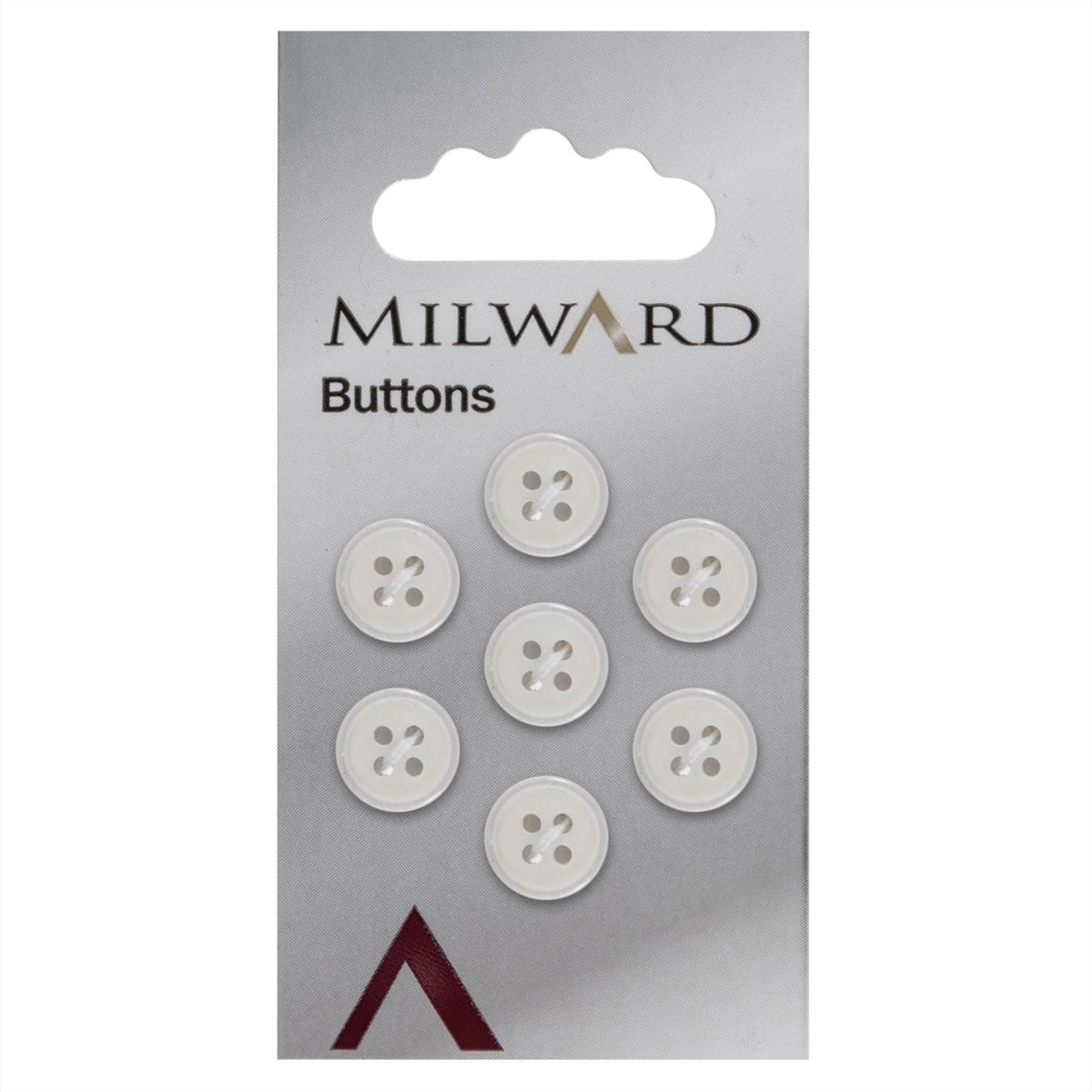 Milward Knoop Wit 11mm (7 stuks)