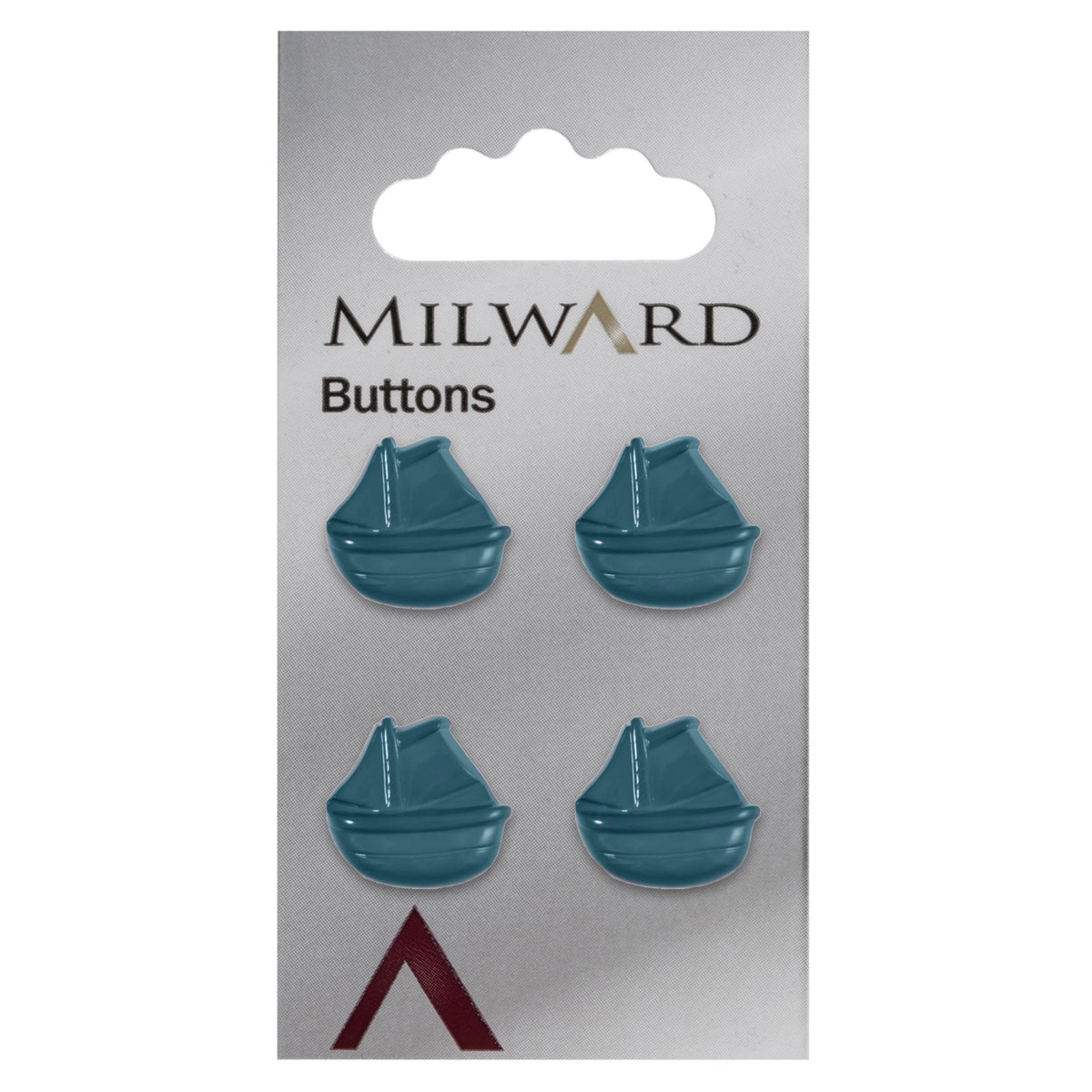 Milward Knoop Zeilbootje Wit/Blauw 14mm (3 stuks)