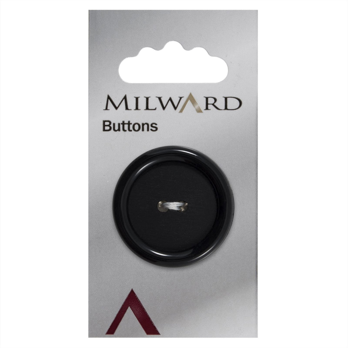 Milward Knoop Zwart Mat 34mm (1 stuks)