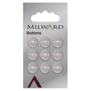 Milward Parelmoer Knoop Lichtroze 11mm (9 stuks)