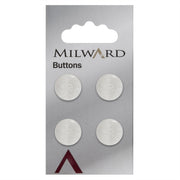 Milward Parelmoer Knoop met Werkje 15mm (4 stuks)