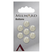 Milward Parelmoer Knoop Naturel 11mm (7 stuks)