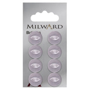 Milward Parelmoer Knoop Paars 13mm ( 8 stuks)