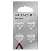Milward Parlemoer Knoop met Bloemenwerkje 16mm (4 stuks)