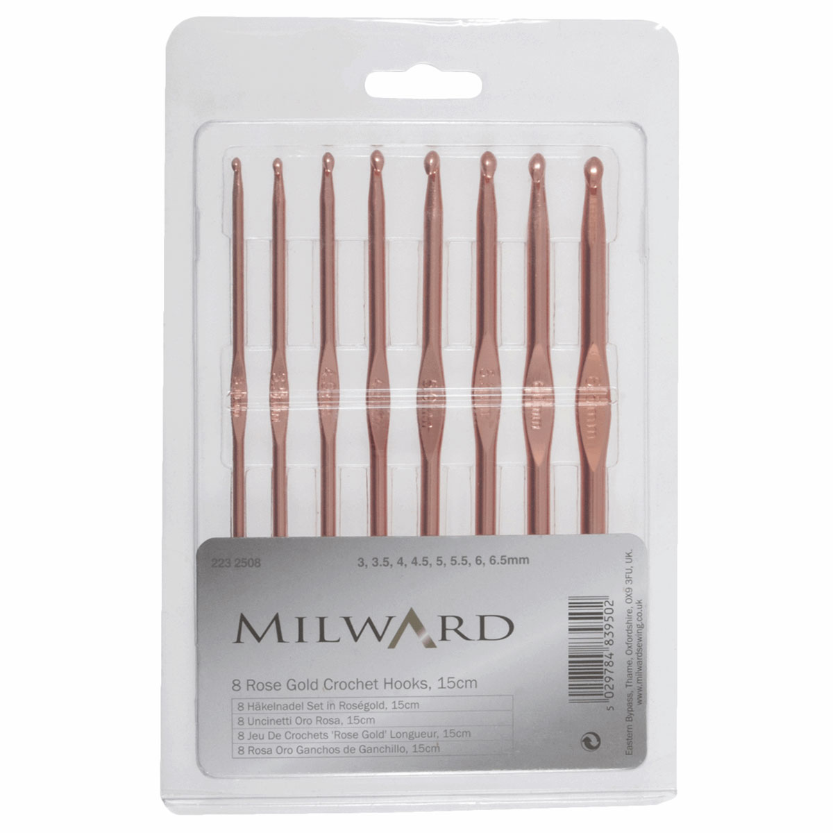 Milward rose haaknaaldenset mm — gemaakt met Milward Rosé Haaknaaldenset 3,00 - 6,50mm
