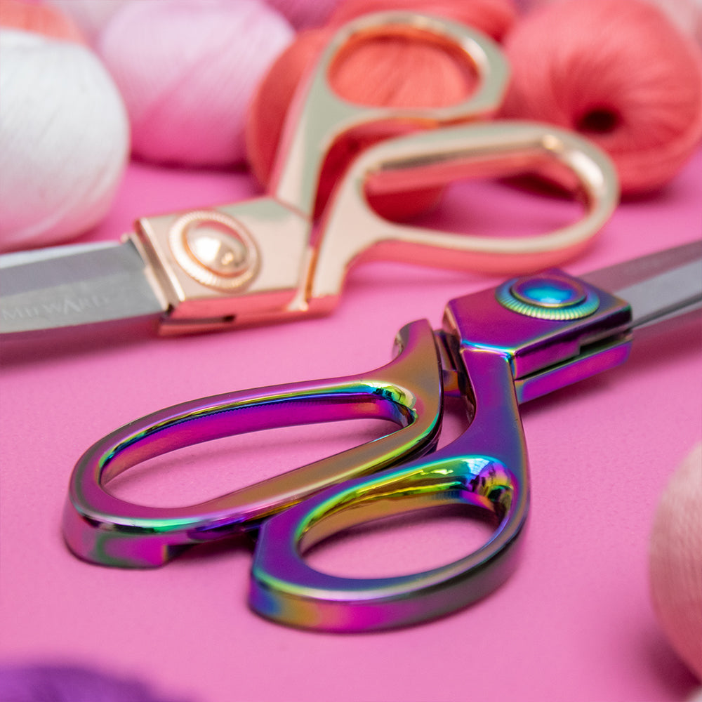 Milward Set Stoffenschaar (25,5cm) & Borduurschaar (11,5cm) Rainbow - extra productfoto 5