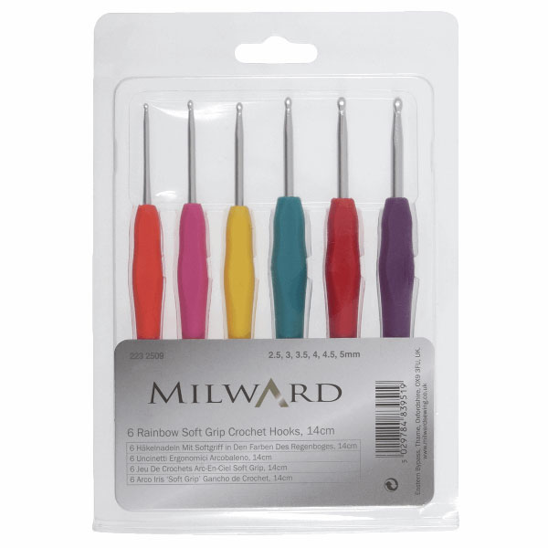 Milward soft grip haaknaaldenset mm — gemaakt met Milward Soft Grip Haaknaaldenset 2,50 - 5,00mm