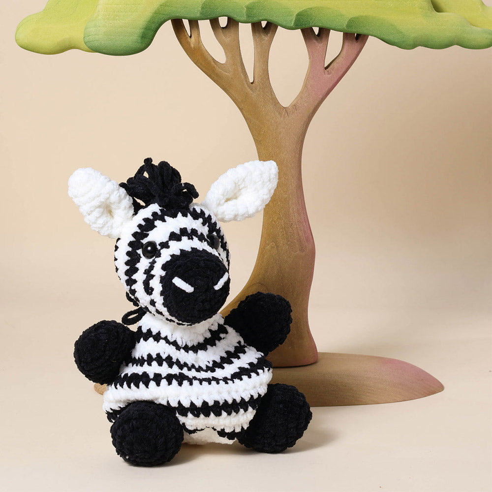 Zebravierkanta af ad cb — gemaakt met Mini Haakboek Kroeltjes Haken deel