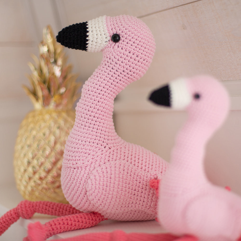 Flamingo — gemaakt met Mixed Up Flamingo Haakpakket