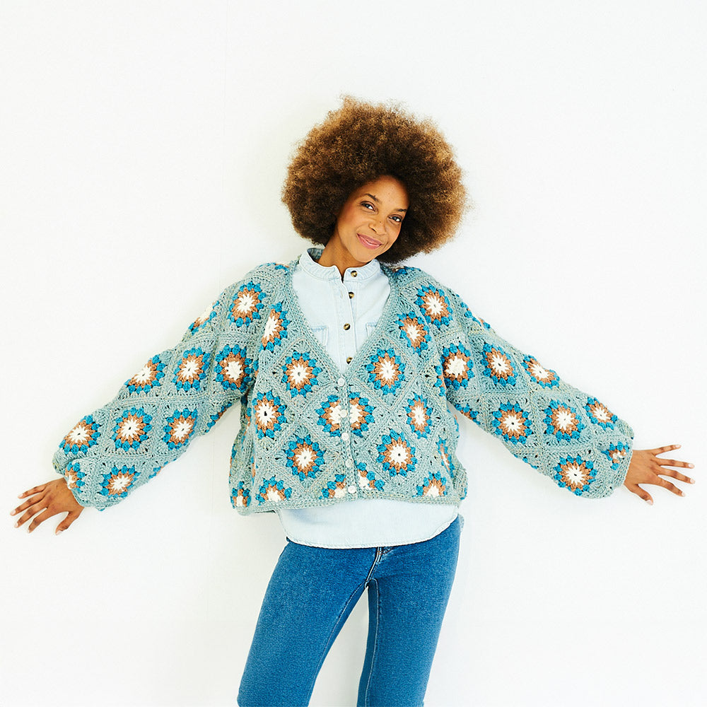Moorland & Softie Crochet Cardigan Haakpakket 10177 (EN patroon)