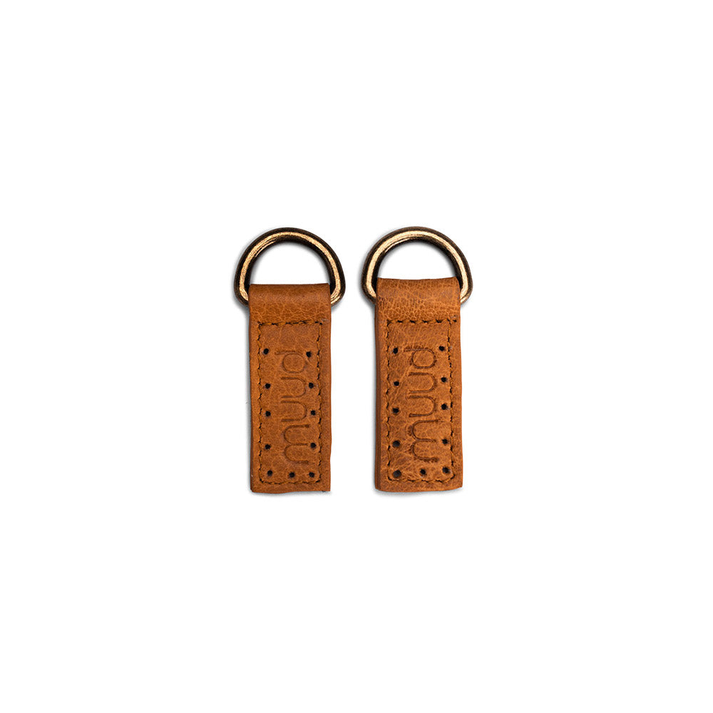 MUUD Caisa Whisky - Leren band met D-Ring 6,5 x 2cm