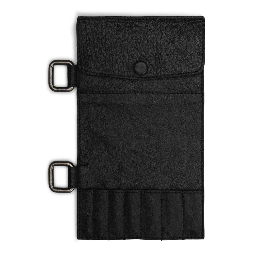 Qb black — gemaakt met MUUD Carita D - Black Handgemaakt leren etui