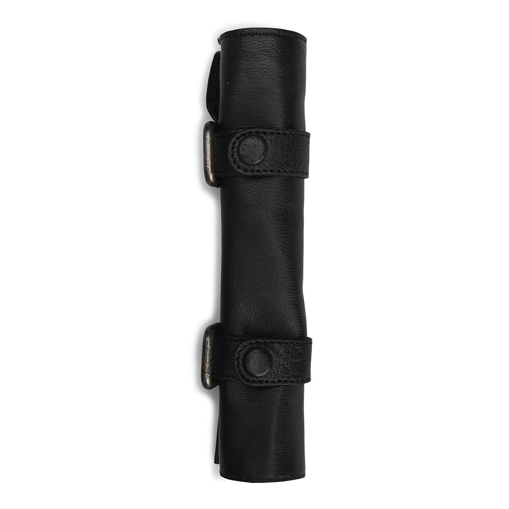 Qb black — gemaakt met MUUD Carita D - Black Handgemaakt leren etui (2)