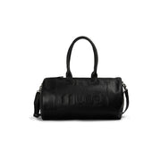MUUD Drew Black - Handgemaakt leren weekendtas 28x28x50cm