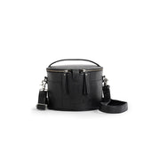 MUUD Enturn Black - Handgemaakt leren handwerkprojectentas 15x23cm
