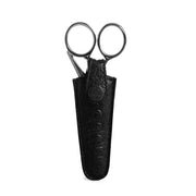 MUUD Espoo Black - Handgemaakt leren etui voor schaar 3.5x2x8cm