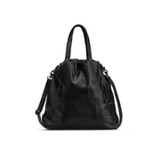 MUUD Lofoten XL Black - Handgemaakt leren tas voor diverse projecten 42x52x15cm