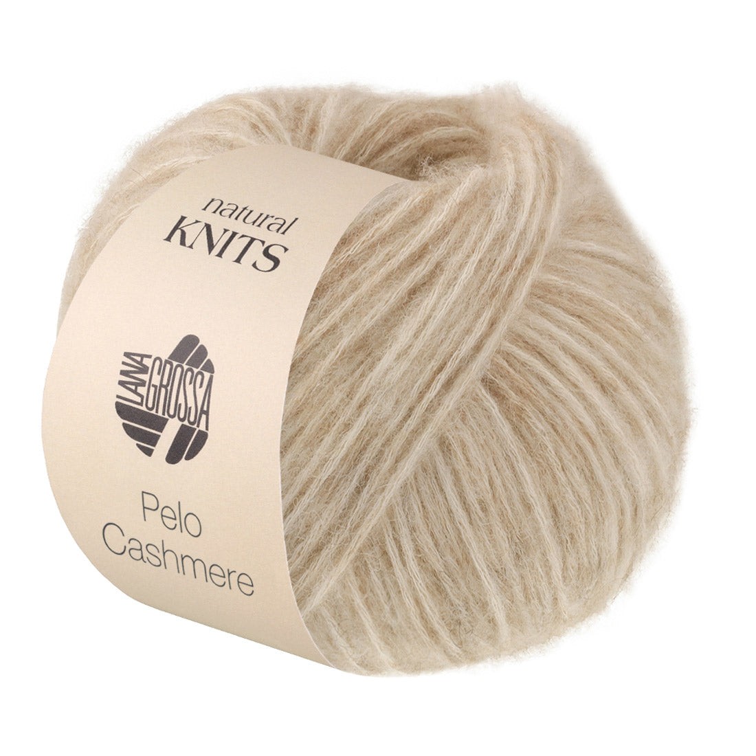 Lana Grossa Pelo Cashmere 002 Gebroken wit/Beige - productfoto