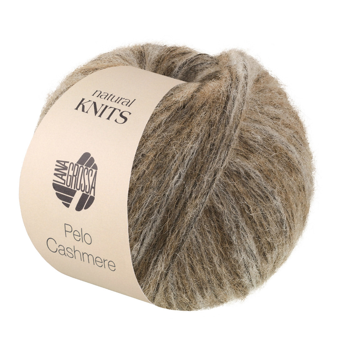 Lana Grossa Pelo Cashmere 003 Bruin/Beige - productfoto