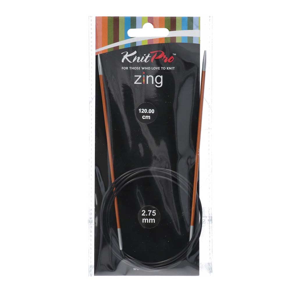 KnitPro Zing Rondbreinaalden 120cm 2,75 mm