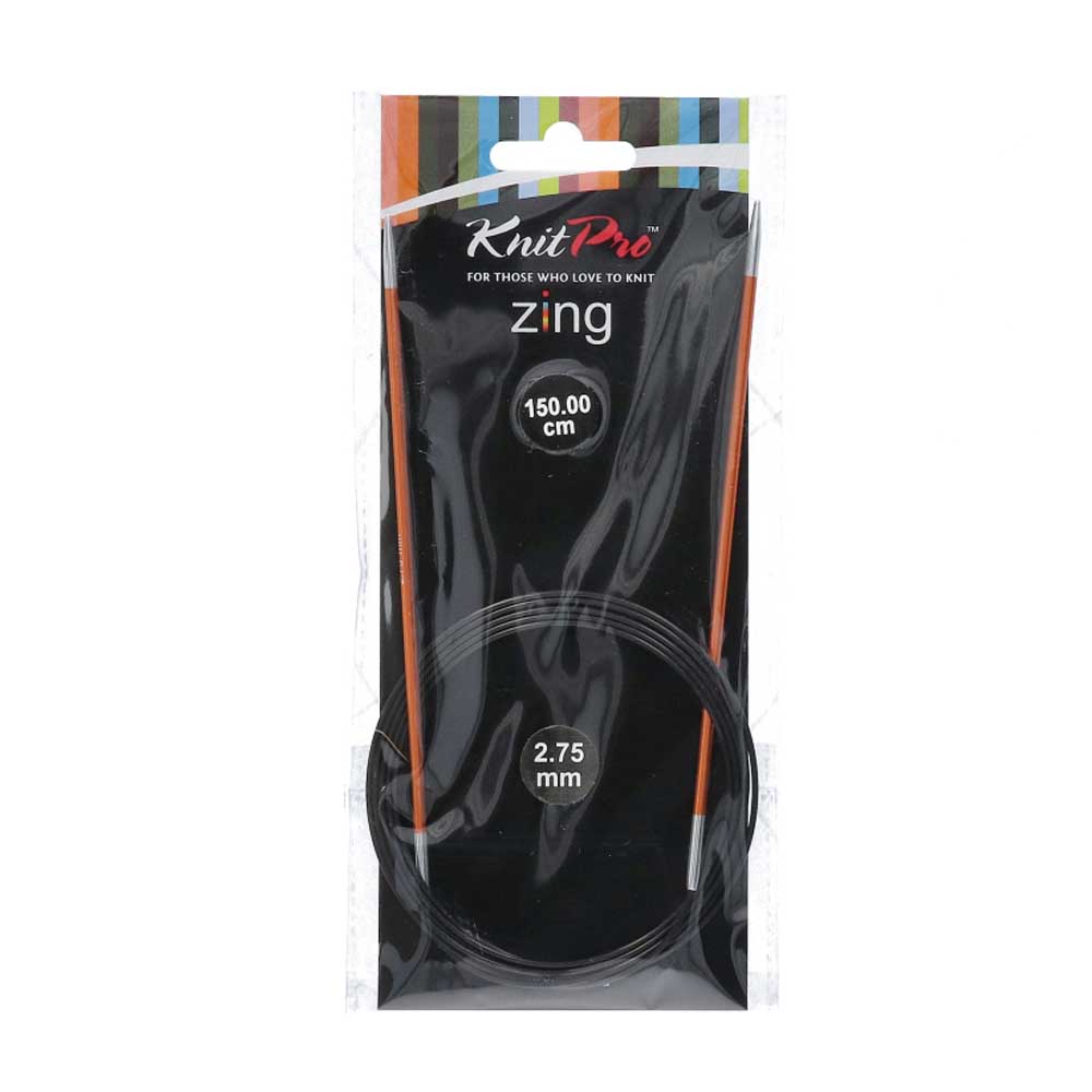 KnitPro Zing Rondbreinaalden 150cm 2,75mm