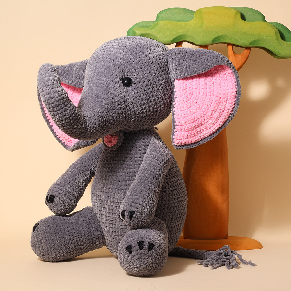 Olifant Fred Haakpakket - YarnZoo amigurumi