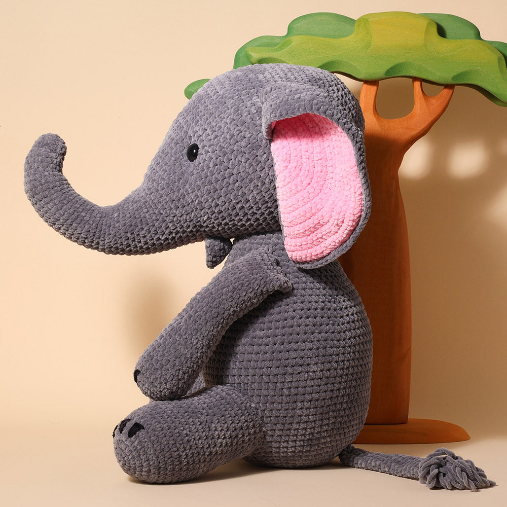 Olifant fred yarnzoo — gemaakt met Olifant Fred Haakpakket - YarnZoo amigurumi