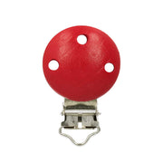 Opry houten speenklem Rood 45x28mm