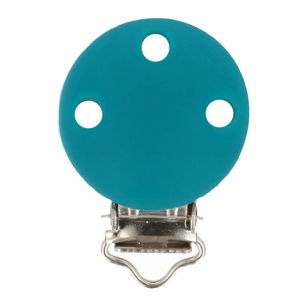 Opry Siliconen speenklem Blauw Groen 29,5x42,7mm